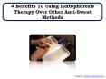 4 Benefits To Using Iontophoresis Therapy Over Other Anti-Sweat Methods PowerPoint PPT Presentation