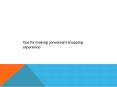 Tips for making convenient shopping experience