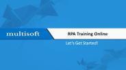 RPA Training Online