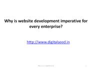 Why is website development imperative for every enterprise