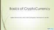 Basics of CryptoCurrency