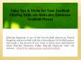 Take Tips & Tricks for Your Football Playing Skills via Malcolm Simmons Football Player PowerPoint PPT Presentation