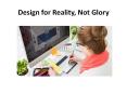 Design for reality (1) PowerPoint PPT Presentation