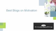 Best Blogs on Motivation | Sean Hughes