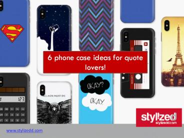 6 phone case ideas for quote lovers!