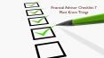 Financial Advisor Checklist: 7 Must Know Things PowerPoint PPT Presentation