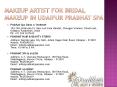 Makeup Artist for Bridal Makeup in Udaipur Prabhat Spa PowerPoint PPT Presentation