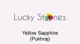Buy Yellow Sapphire Online - (Pukhraj)