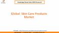 Global Skin Care Products Market PowerPoint PPT Presentation
