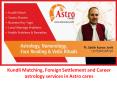 Kundli Matching, Foreign Settlement and Career astrology services in Astrocares PowerPoint PPT Presentation