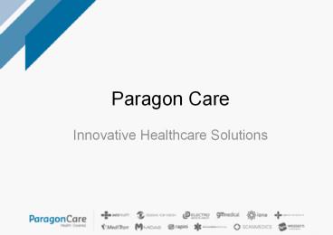 Emergency Medical Equipment Supplies - Paragon Care