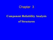 Component Reliability Analysis