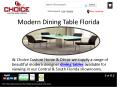 Modern Dining Table Florida PowerPoint PPT Presentation