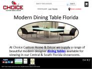 Modern Dining Table Florida