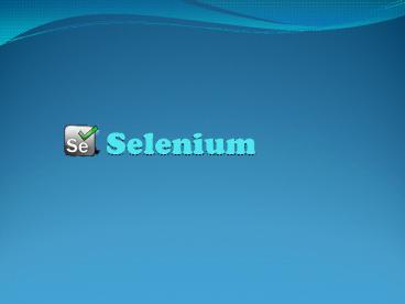 Selenium training institutes in Chennai - selenium testing training in Chennai
