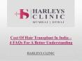 Understand Cost Of Hair Transplant In India With These 4 FAQs PowerPoint PPT Presentation