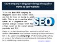 Best SEO agency&SEO services Company singapore. PowerPoint PPT Presentation