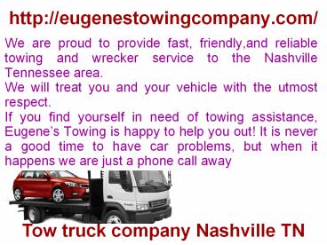 Roadside assistance Hillsboro TN