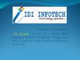 Web Designing, SEO Company in Coimbatore - IDI INFOTECH, INDIA PowerPoint PPT Presentation
