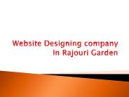 Website Designing Company In rajouri garden