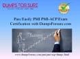 The latest PMI PMI-ACP exam study guide and free braindumps PowerPoint PPT Presentation