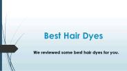 Best Hair Dyes