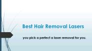Best Hair Removal Lasers