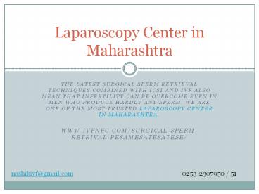 laparoscopy center in maharashtra