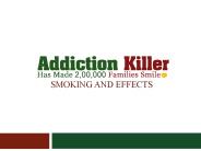 Addiction killer | Smoking and it's Effects
