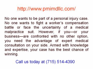 Medical exams Eau Claire WI