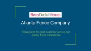 Atlanta Fence Company