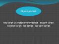 Btc script | Cryptocurrency script | Ico script PowerPoint PPT Presentation