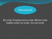 Btc script | Cryptocurrency script | Ico script