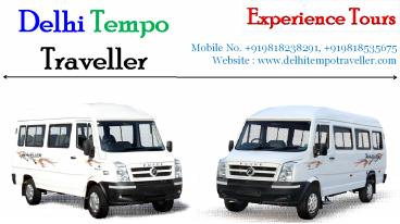 Book Tempo Traveller on Rent in Delhi NCR