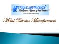 Metal Detector Manufacturers (1) PowerPoint PPT Presentation