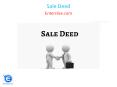 Sale Deed