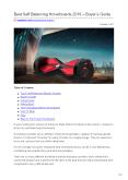 self-balancing hoverboard PowerPoint PPT Presentation