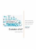 Impact of internet of things / The rise of IOT Industry