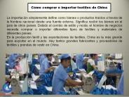 Cómo comprar o importar textiles de China