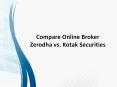 Compare Zerodha vs Kotak Securities Brokerage Charges - Investallign