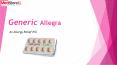 Generic Allegra- An Allergy Relief Pill