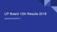 UP Board 12th Results 2018