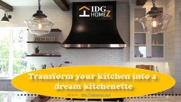 Transform your kitchen into a dream kitchenette