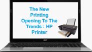 The New Printing Opening To The Trends : HP Printer