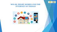 Solar, smart homes and the internet of things