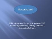GST Implemented Accounting Software| Accounting Software