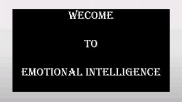 Online emotional intelligence test