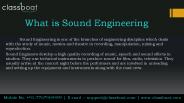 sound engineering courses in pune