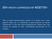 Een Epson-Cartridgechip Resetten