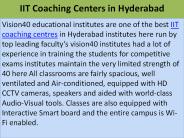 IIT coaching centres in Hyderabad